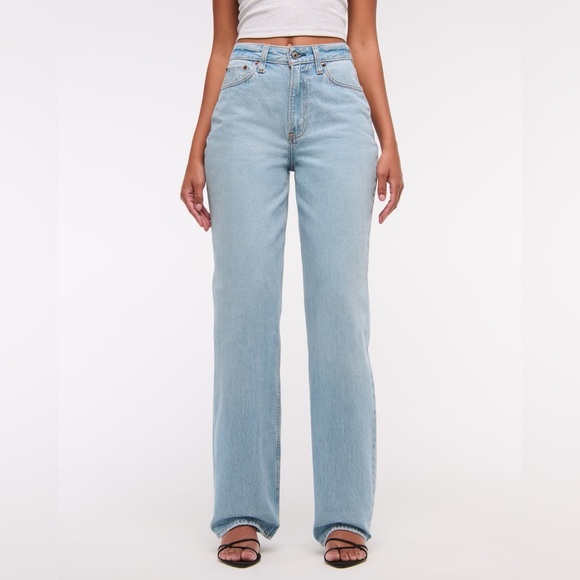 Abercrombie & Fitch Blue Loose Jeans - Picture 1 of 4